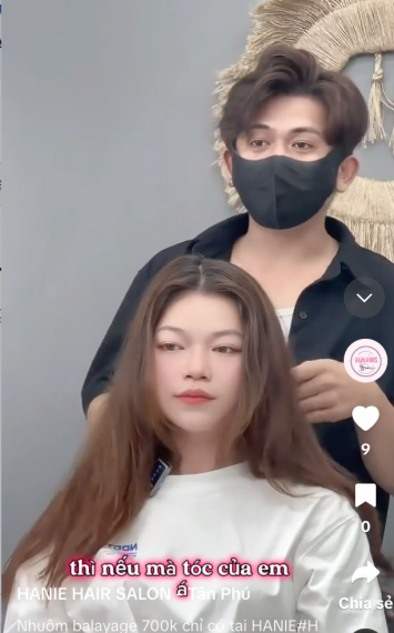 Nhuộm balayage 700k chỉ có tại HANIE